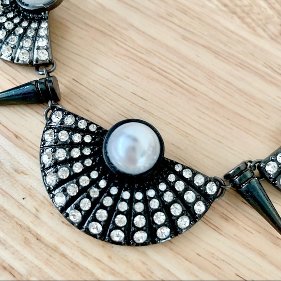 | baublebar • vintage edgy black statement necklace | - Picture 7 of 9